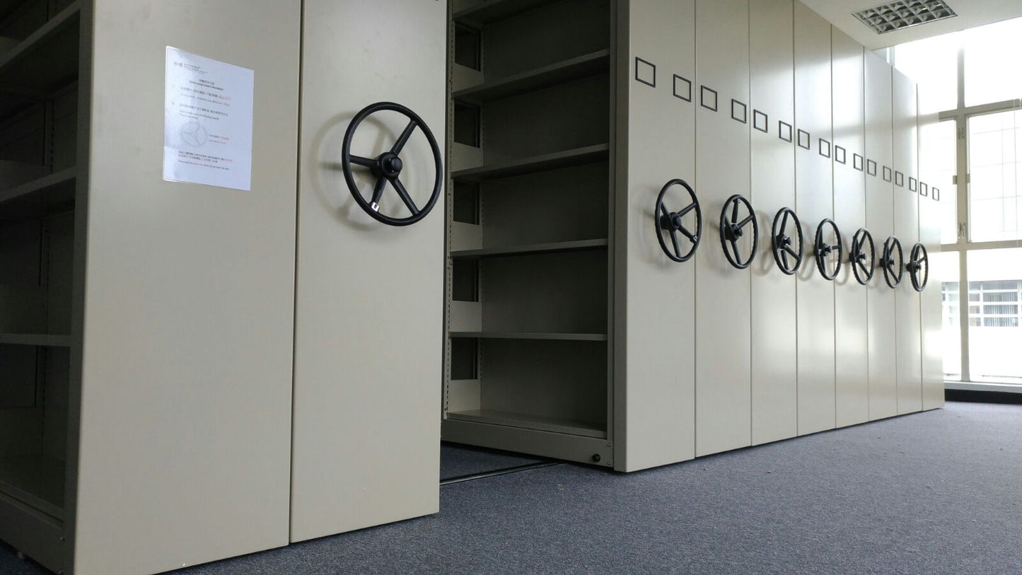 推柜,活動文件柜,活動儲物柜,密集檔案柜,攪攪柜,路軌柜,Mobile Filing Cabinet