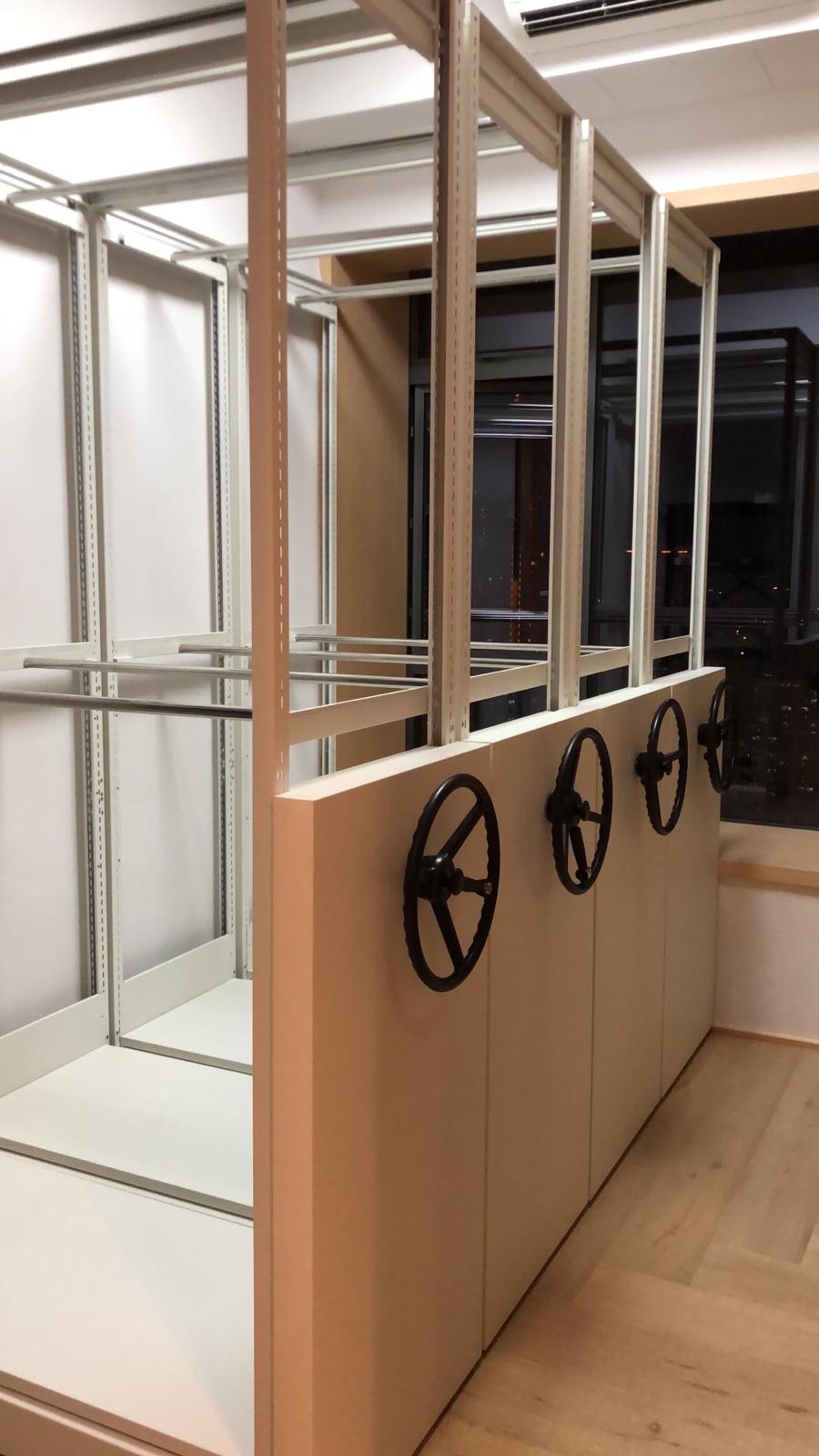 推柜,活動文件柜,活動儲物柜,密集檔案柜,攪攪柜,路軌柜,Mobile Filing Cabinet