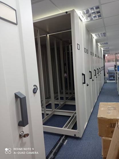推柜，活動文件柜，活動儲物柜，密集檔案柜，攪攪柜，路軌柜，Mobile Filing Cabinet